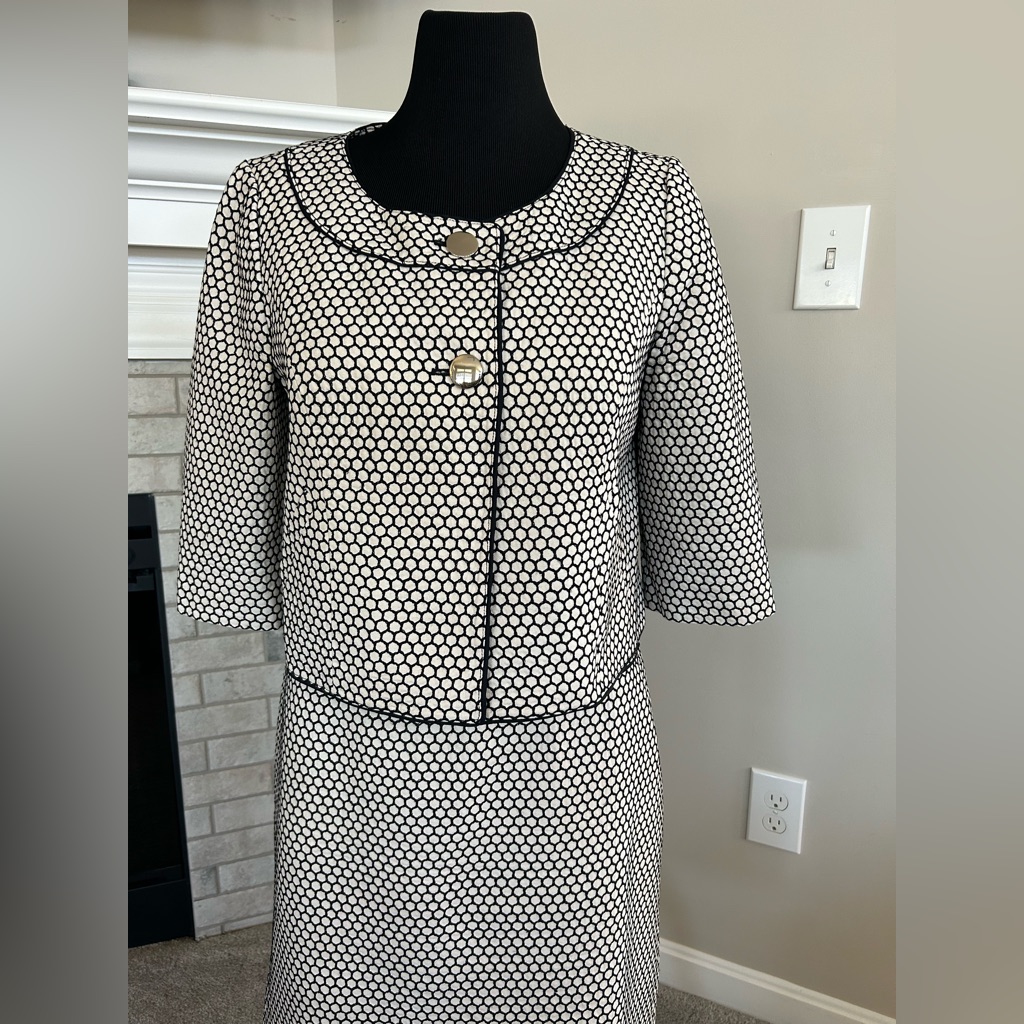 Ann Taylor Black & White Suit